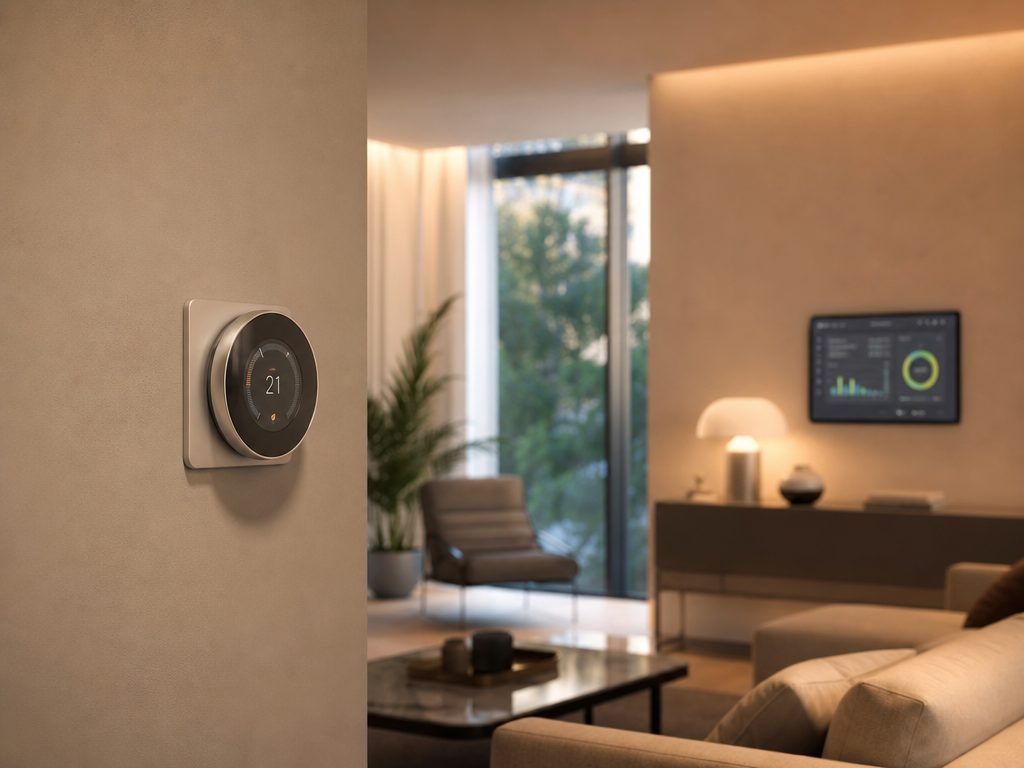 Control inteligent HVAC într-o locuință modernizată